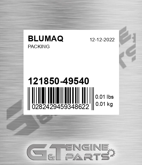 121850-49540 Packing