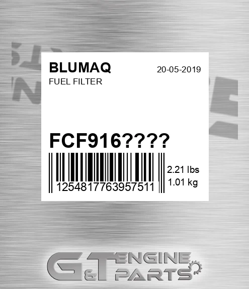 FCF916 Fuel Filter for BLUMAQ