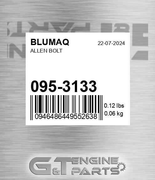 095-3133 Allen Bolt for BLUMAQ