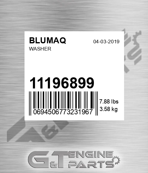 11196899 Washer for BLUMAQ