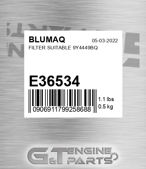 E36534 Filter Suitable 9y4449bq