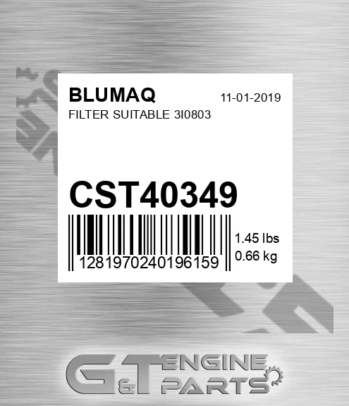 CST40349 Filter Suitable 3i0803