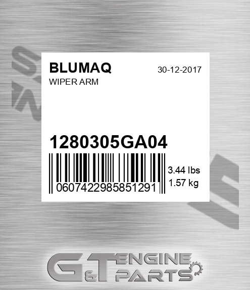 1280305GA04 BLUMAQ Wiper Arm