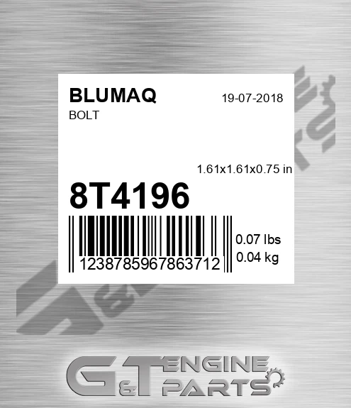 8T-4196 Bolt