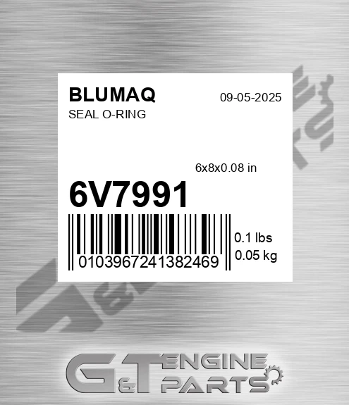6V-7991 Seal O-ring for BLUMAQ