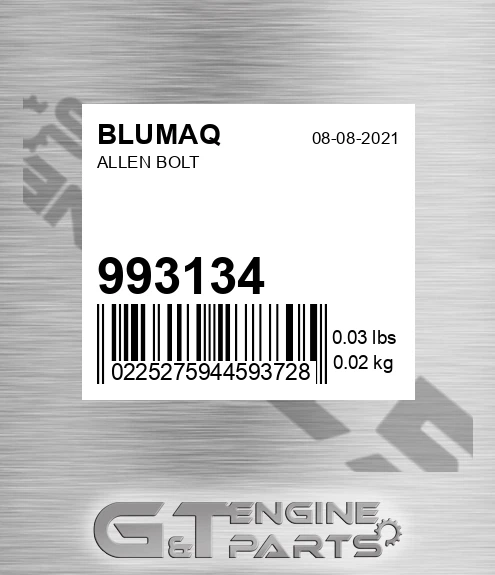 993134 BLUMAQ Allen Bolt