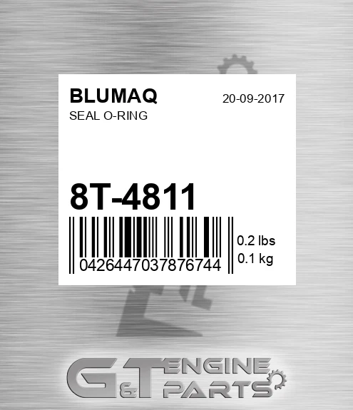 8T-4811 Seal O-ring for BLUMAQ