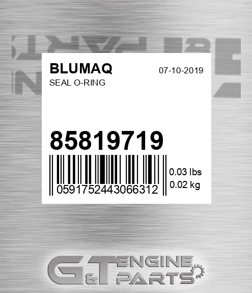 85819719 BLUMAQ Seal O-ring
