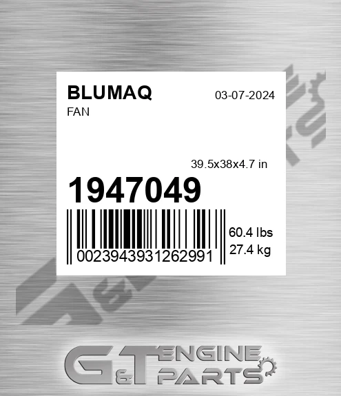 194-7049 Fan for BLUMAQ