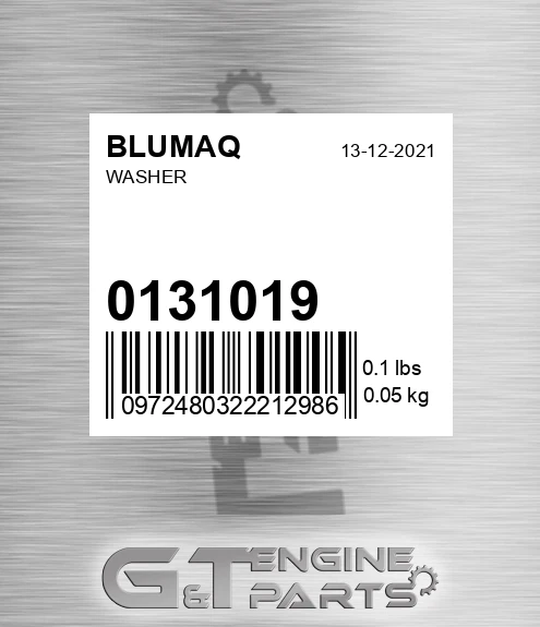 013-1019 Washer for BLUMAQ