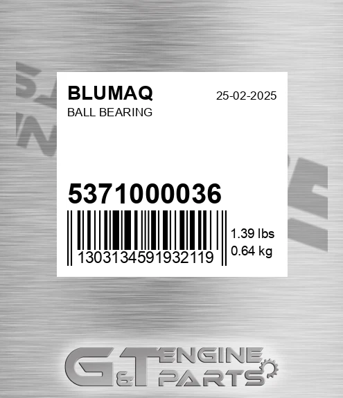 5371000036 Ball Bearing for BLUMAQ