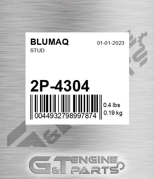 2P-4304 Stud for BLUMAQ