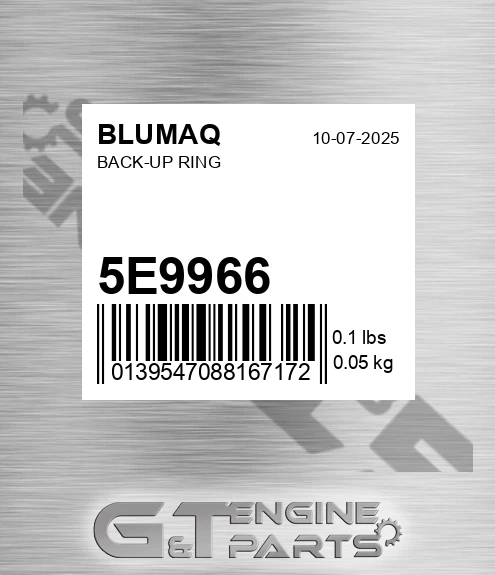 5E-9966 Back-up Ring
