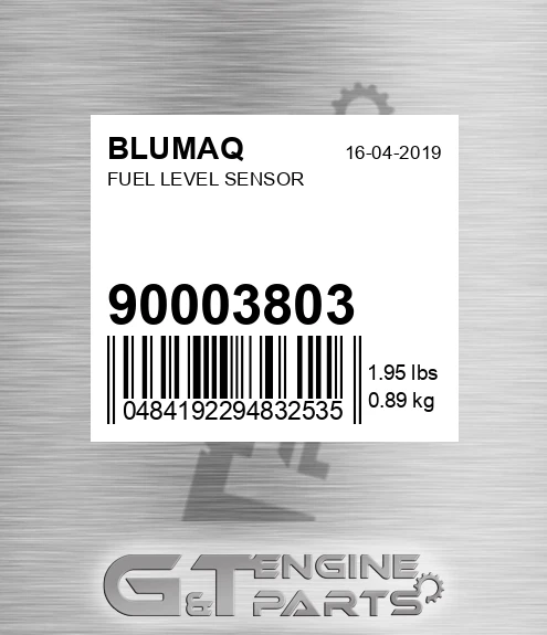 900.03803 Fuel Level Sensor for BLUMAQ