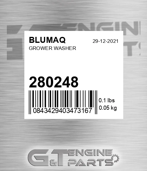 280248 BLUMAQ Grower Washer