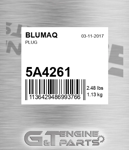 5A-4261 Plug for BLUMAQ
