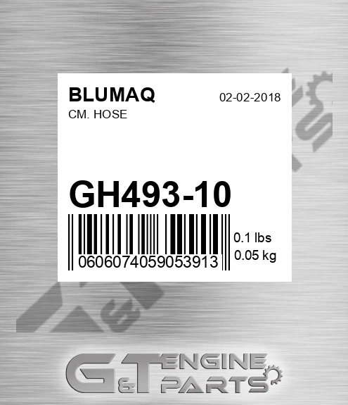 GH493-10 Cm. Hose for BLUMAQ