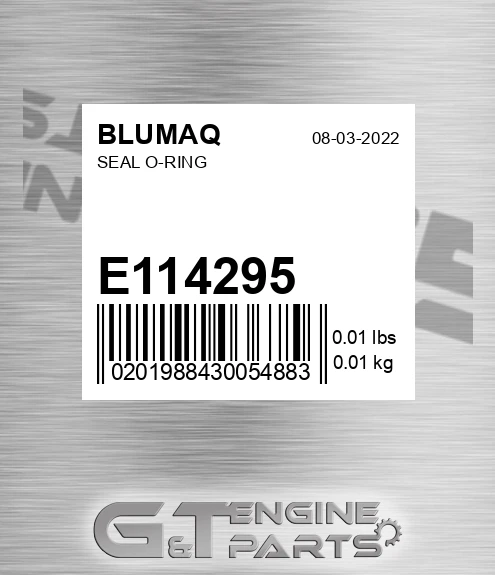 E114295 Seal O-ring