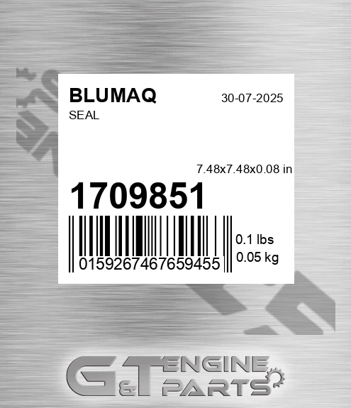 170-9851 Seal for BLUMAQ