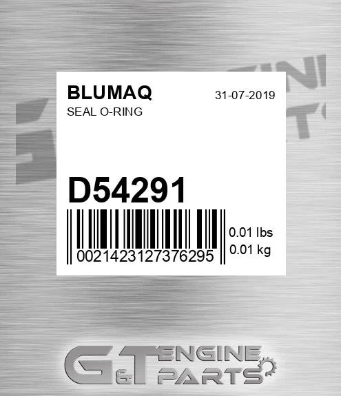D54291 BLUMAQ Seal O-ring