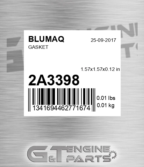 2A-3398 BLUMAQ Gasket