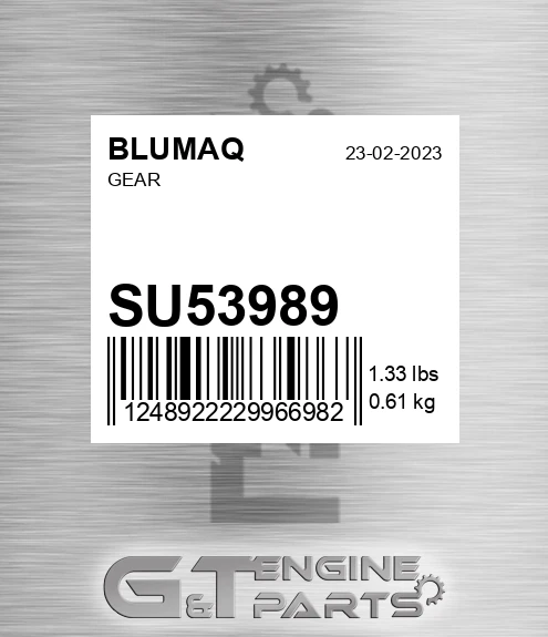 SU53989 Gear for BLUMAQ