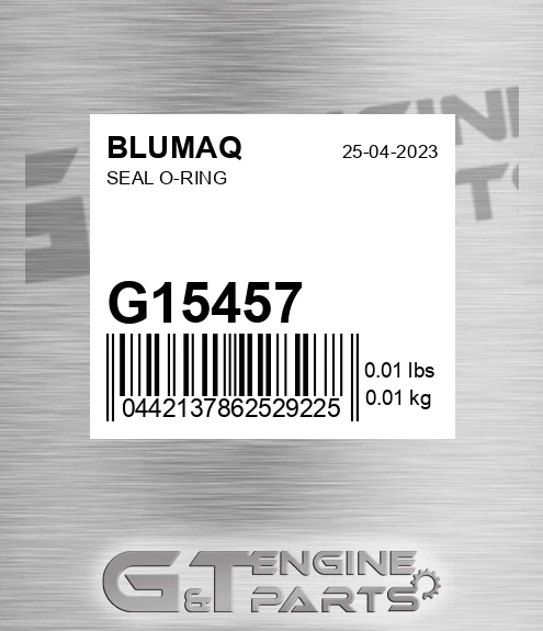 G15457 BLUMAQ Seal O-ring
