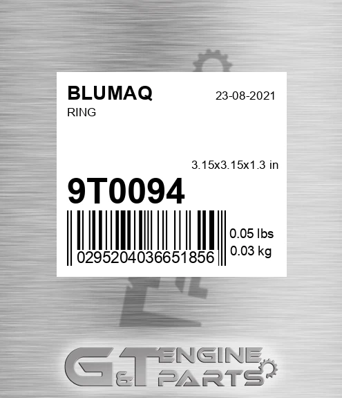 9T-0094 Ring for BLUMAQ