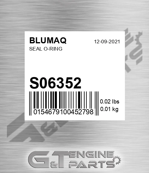 S06352 BLUMAQ Seal O-ring