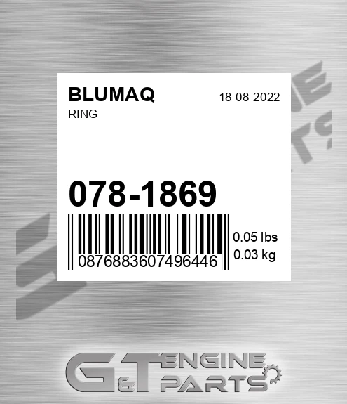 078-1869 Pin Retainer for BLUMAQ