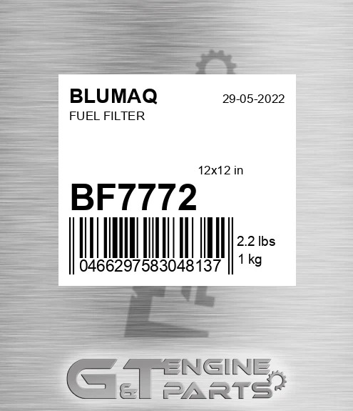 BF7772 Filter Suitable 3i1196bq for BLUMAQ