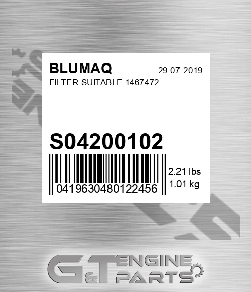 S04200102 Filter Suitable 1467472 for BLUMAQ