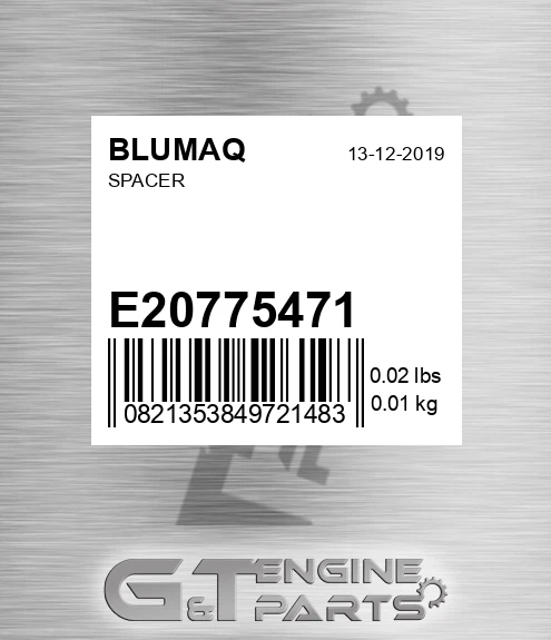 E20775471 Spacer for BLUMAQ