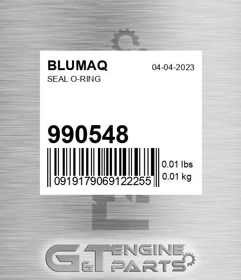 990548 Seal O-ring for BLUMAQ