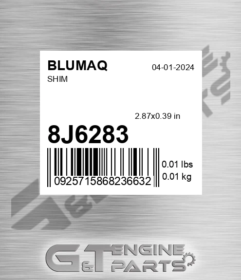 8J-6283 Shim for BLUMAQ