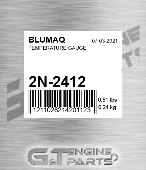 2N-2412 Temperature Gauge