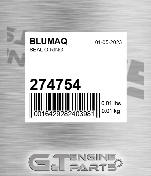 274754 Seal O-ring
