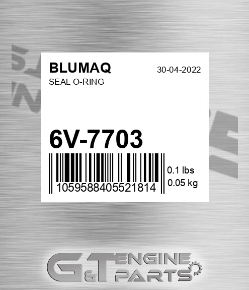 6V-7703 Seal O-ring for BLUMAQ