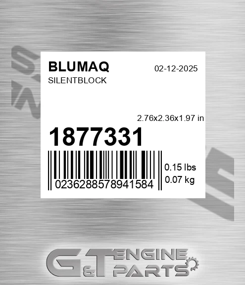 187-7331 Silentblock for BLUMAQ