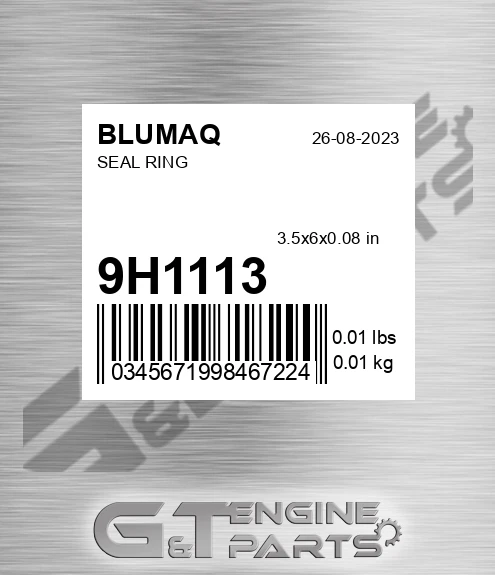 9H-1113 Seal Ring for BLUMAQ