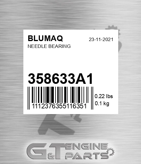 358633A1 BLUMAQ Needle Bearing