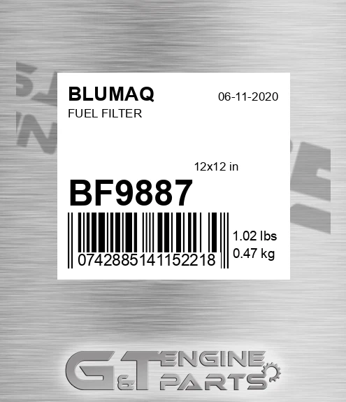 BF9887 Fuel Filter