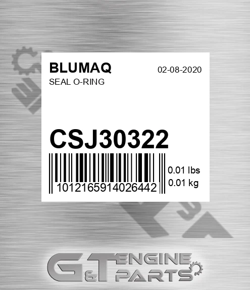 CSJ30322 BLUMAQ Seal O-ring