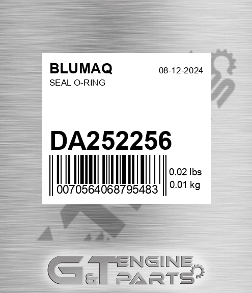 DA252256 Seal O-ring