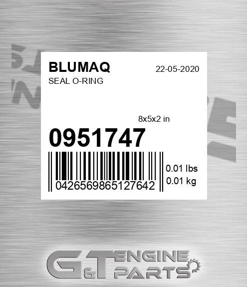 095-1747 Seal O-ring for BLUMAQ
