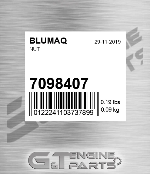 7098407 Nut