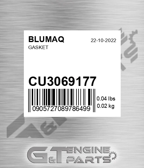 CU3069177 BLUMAQ Gasket