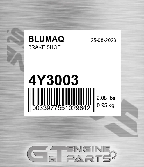 4Y-3003 BLUMAQ Brake Shoe