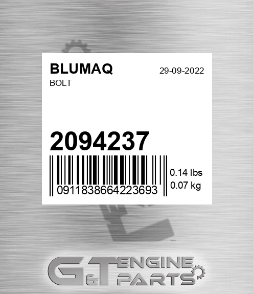 209-4237 BLUMAQ Bolt