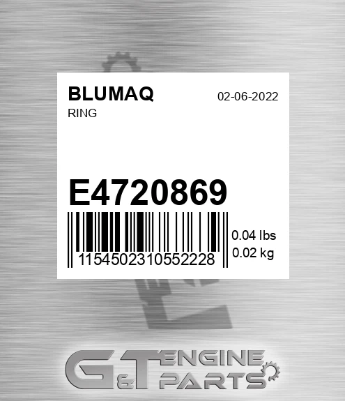 E4720869 Ring for BLUMAQ